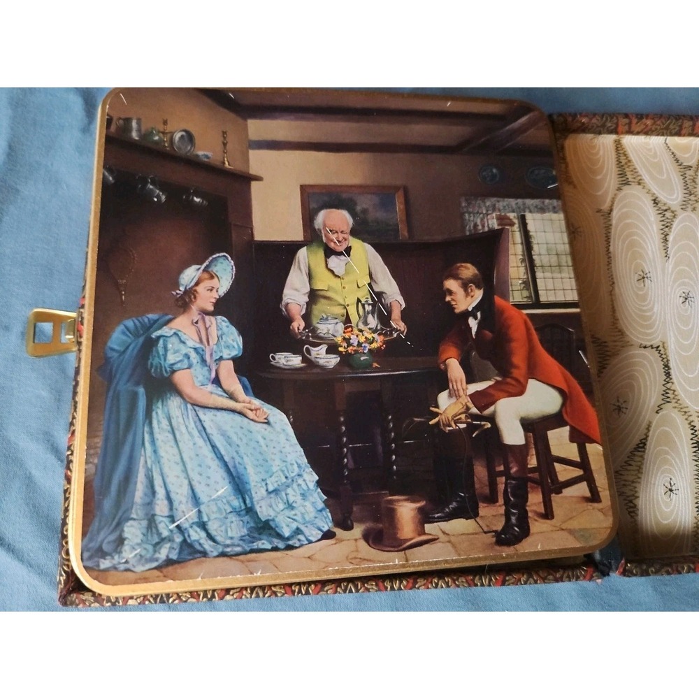 Set of 5 WIN-EL-WARE Vintage Coasters Barware Made in England in Hardcase - Picture 6 of 11